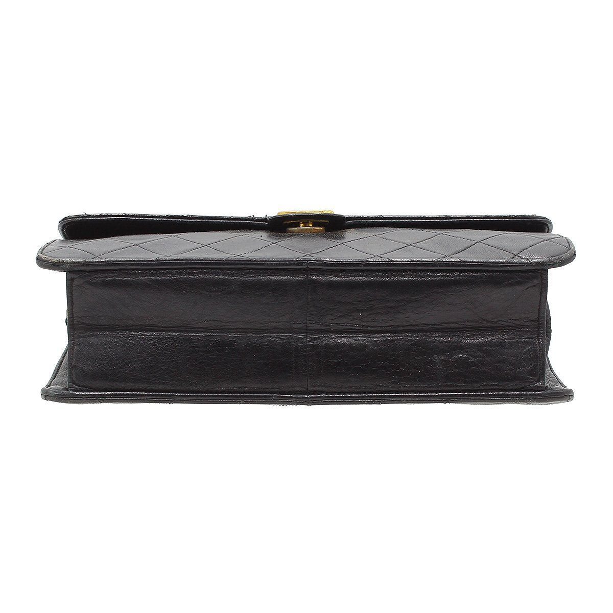 Chanel Matelassé Push-Lock Chain Shoulder Bag, Leather, Vintage, CHANEL