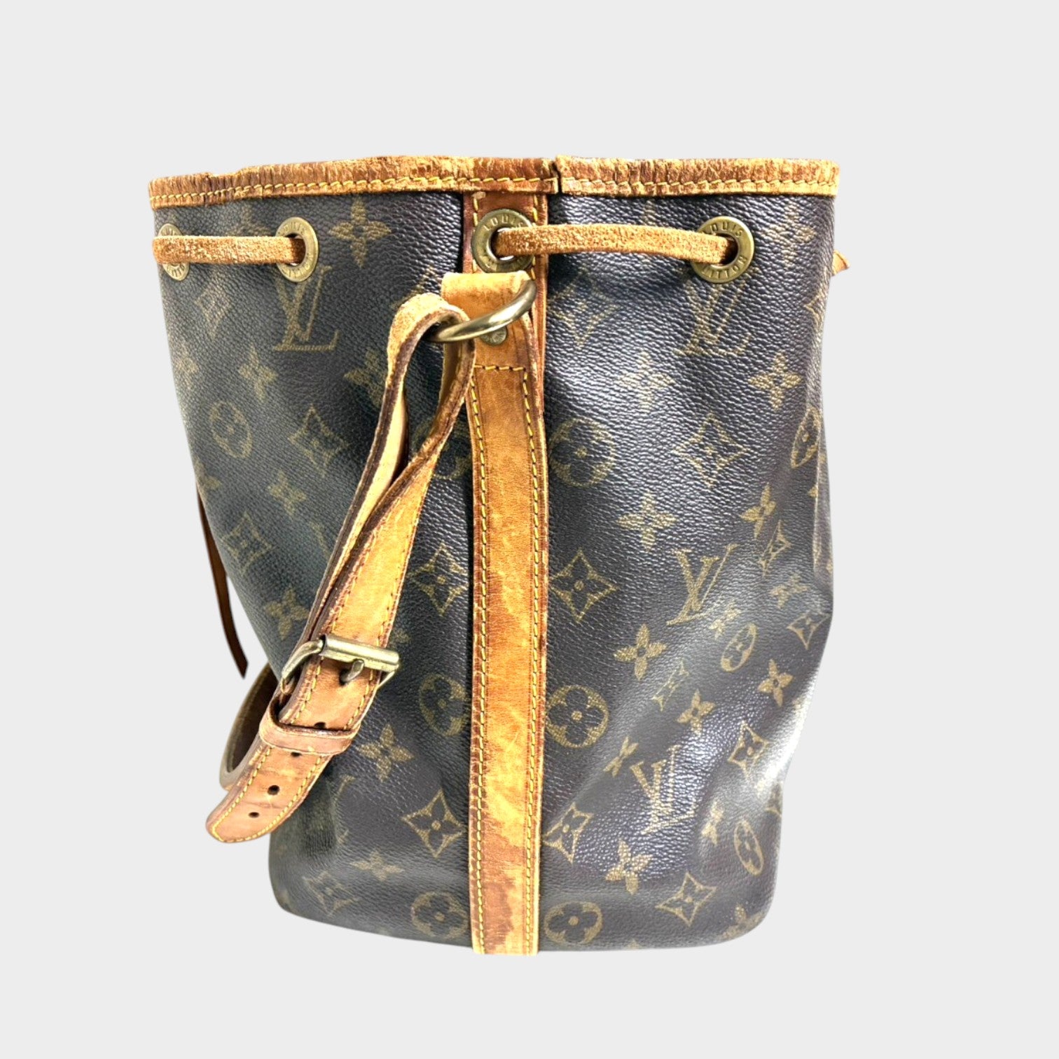 LOUIS VUITTON Monogram Petit Noé M42226 (Discontinued) AR1912 Shoulder Bag, One-Shoulder Bag, Drawstring
