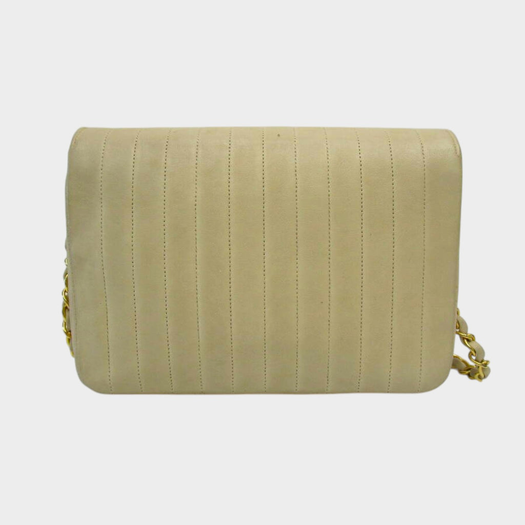 CHANEL Chanel Women's Shoulder Bag Beige Old Vintage