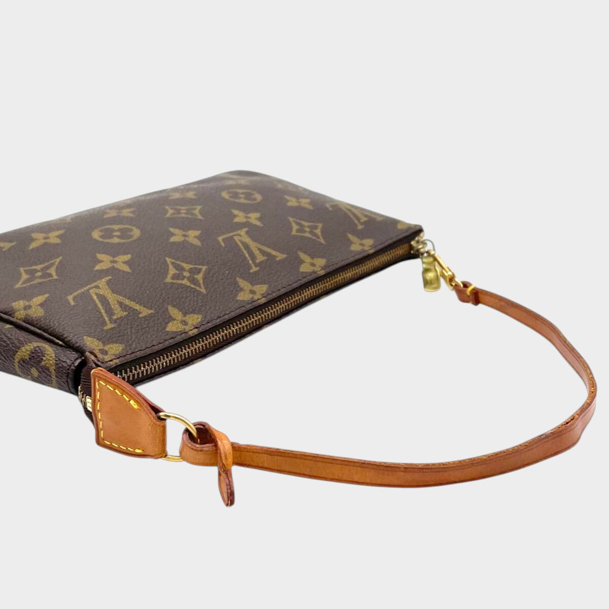 Excellent Condition LOUIS VUITTON Monogram Pochette Accessoires Accessory Pouch Handbag M51980