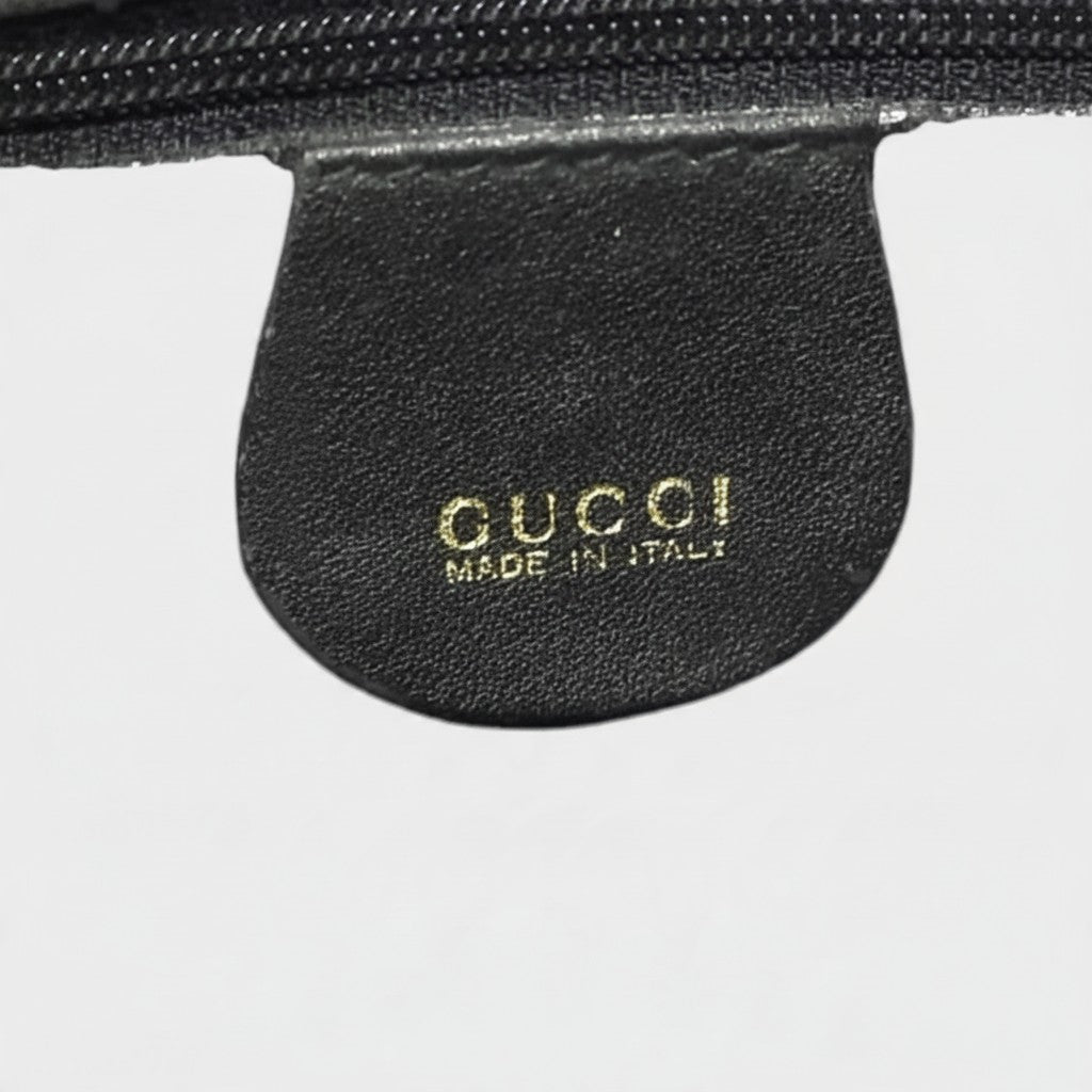 GUCCI Bamboo Leather One-Handle Handbag Tasche