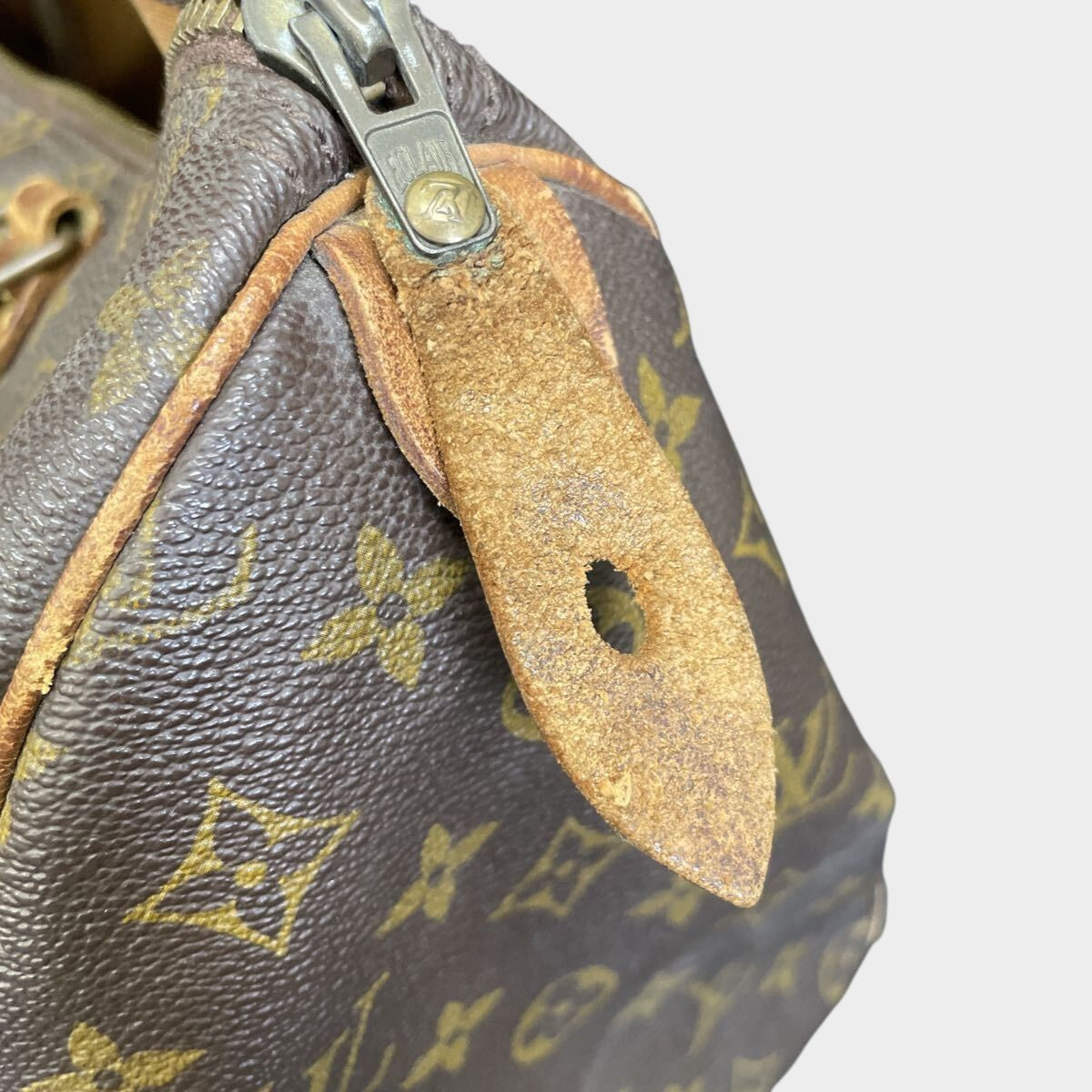 Louis Vuitton Monogram Speedy 35 Speedy35 M41107 Handbag Boston Bag Brown Vintage
