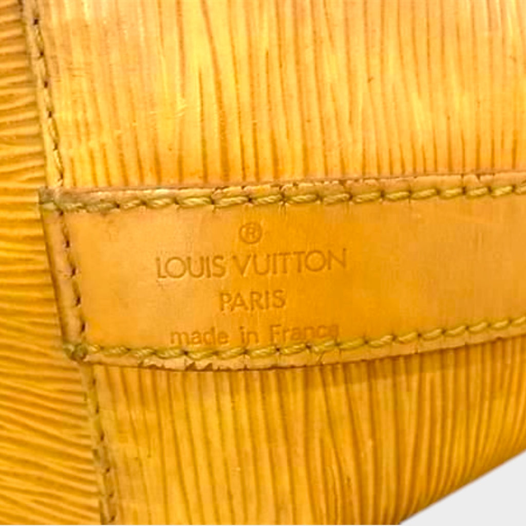 LOUIS VUITTON M44109 Epi Petit Noé One Shoulder Bag, Women's, Tassili Yellow Tasche
