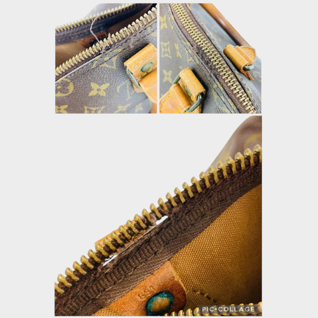 LOUIS VUITTO Monogram Speedy 35 Handbag SA 831 Vintage Tasche