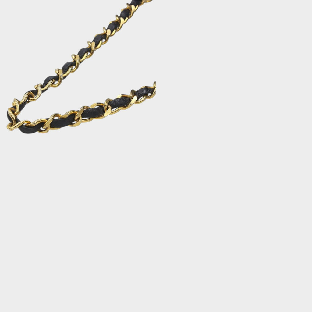 Chanel Matelassé Leather Turnlock Double Flap Chain Shoulder Bag Vintage CHANEL Women's★