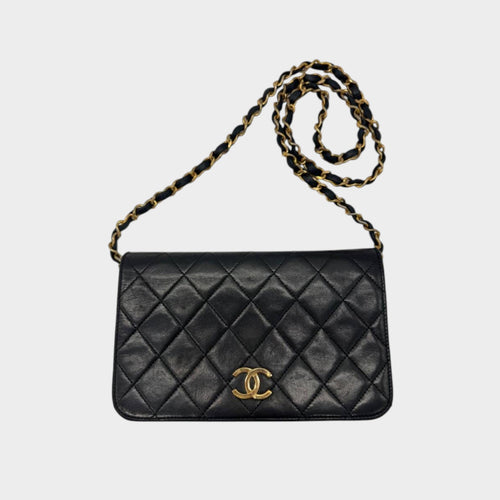 CHANEL Matelassé Coco Mark Push-Lock Chain Shoulder Bag