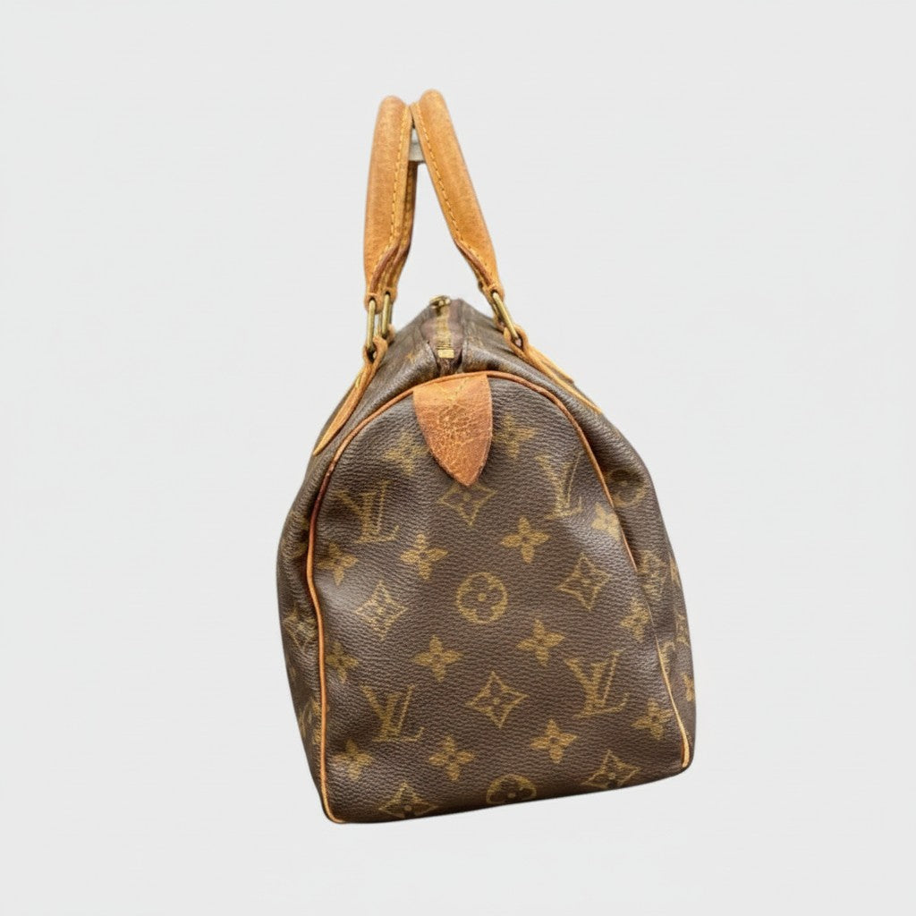 LOUIS VUITTON Louis Vuitton Mini Boston Bag Monogram Speedy 25 (Stained) SP0916 Brand