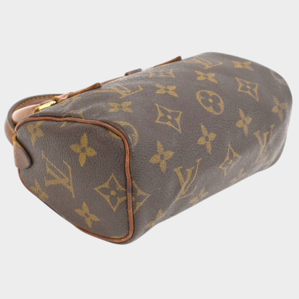 LOUIS VUITTON Louis Vuitton Handbag Mini Speedy M41534 Monogram Brown