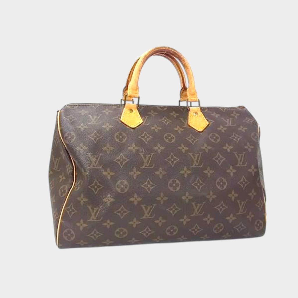 LOUIS VUITTON M41524 Monogram Speedy 35 Handbag Boston Bag Bro
