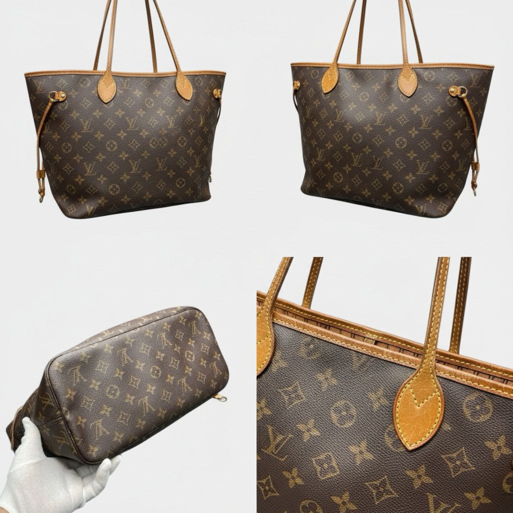 Louis Vuitton Monogram Neverfull MM Tote Bag, Tasche Bag, M4099