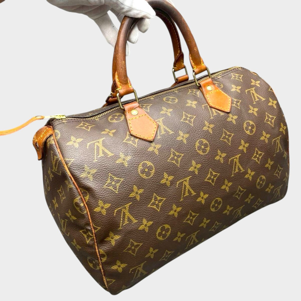 LOUIS VUITTON Monogram Speedy 30 M41526 Handbag Serial VI0943