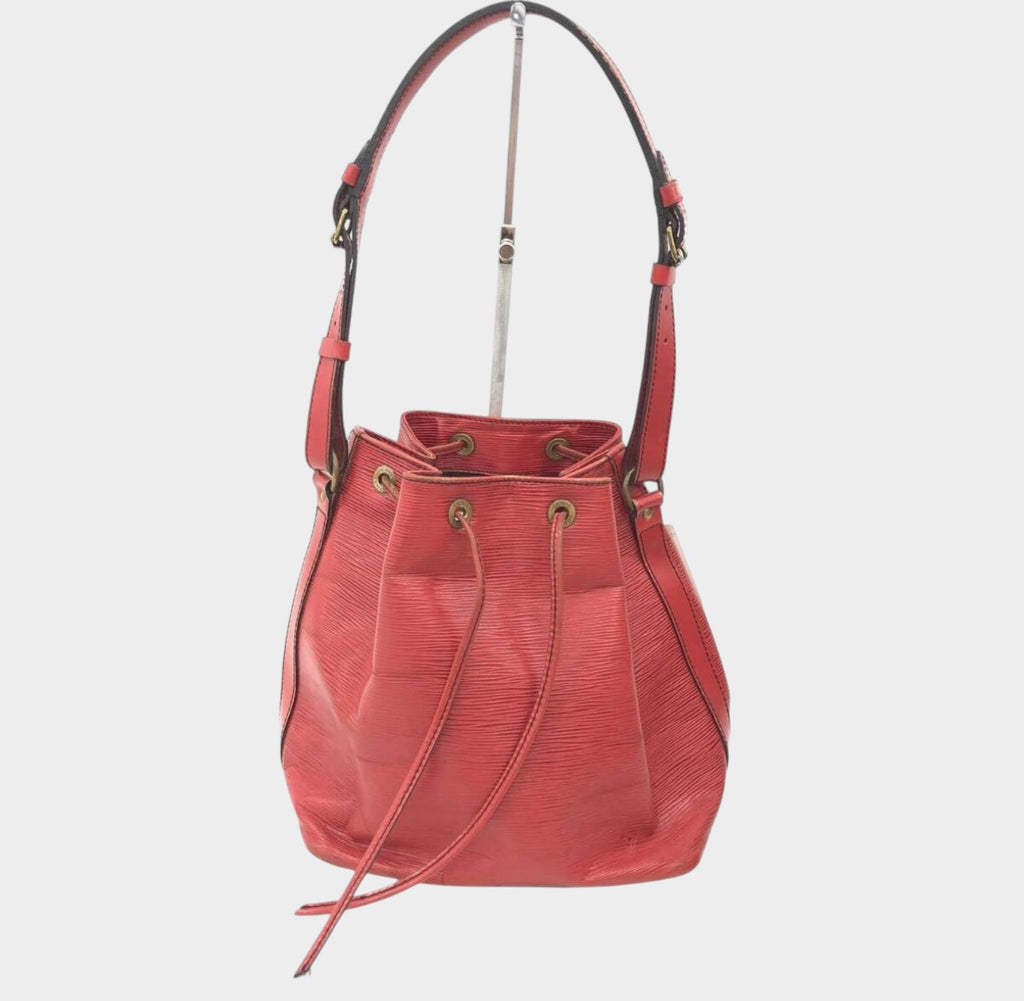 Louis Vuitton Epi Petit Noé Shoulder Bag, Castilian Red