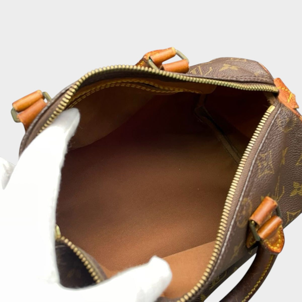 LOUIS VUITTON Monogram Speedy 25 M41528 Handbag Shoulder Bag Tasche