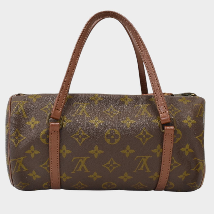 Excellent Condition LOUIS VUITTON Papillon 26 Handbag M51386 Monogram Brown