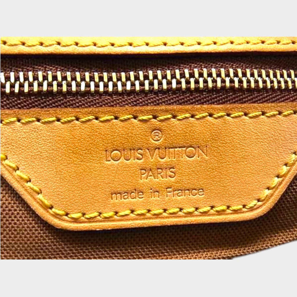 LOUIS VUITTON M51151 Cabas Mezzo Monogram Shoulder Bag Tote Bag Women's Brown DB5001
