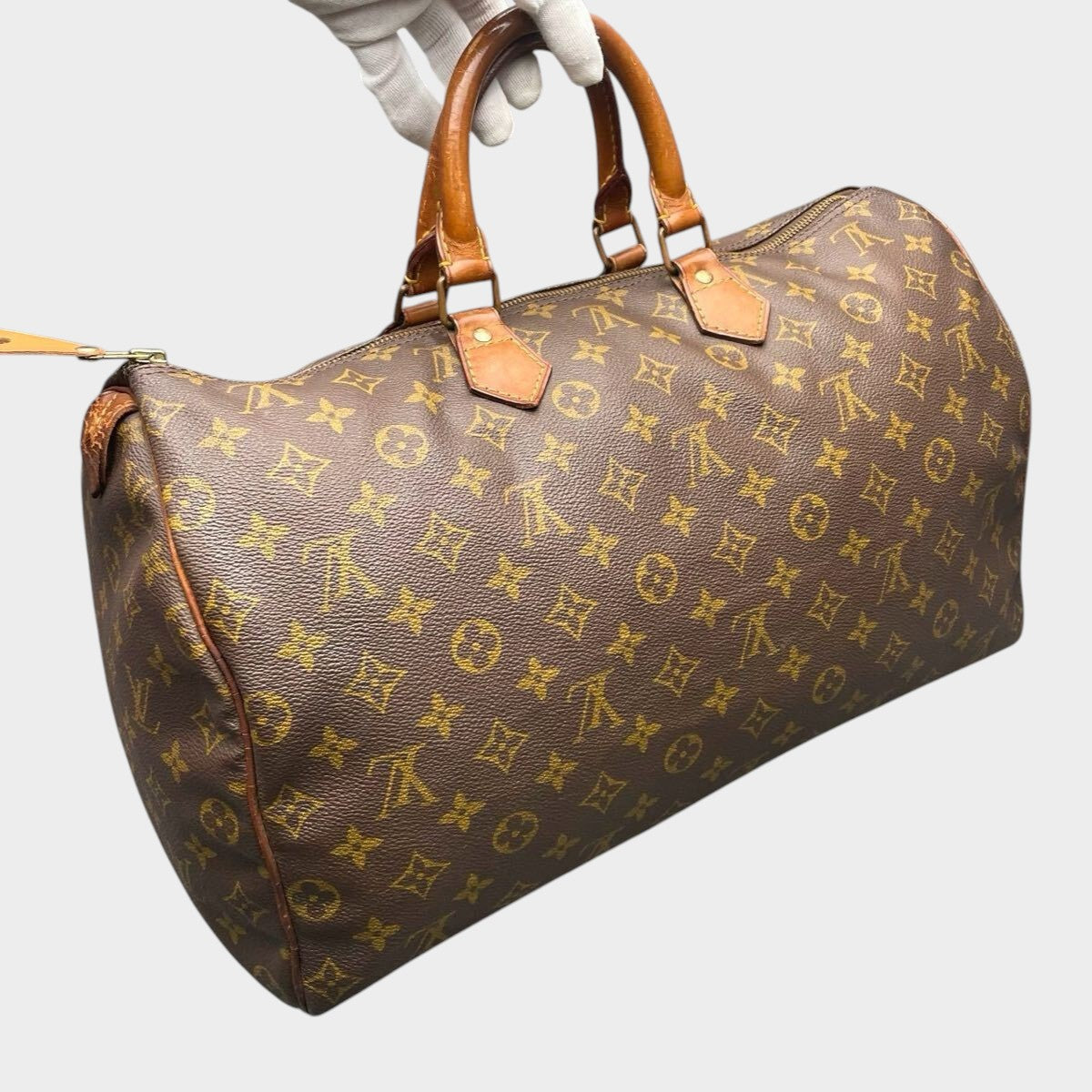 Louis Vuitton Monogram Speedy 35 M41524 Handbag Shoulder Bag Serial SA