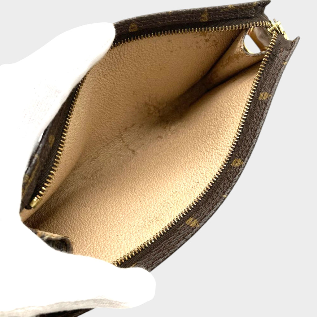 Bucket GM Tote Bag, Monogram Canvas, M42236, Brown, Gold Hardware, FL0939, Unisex