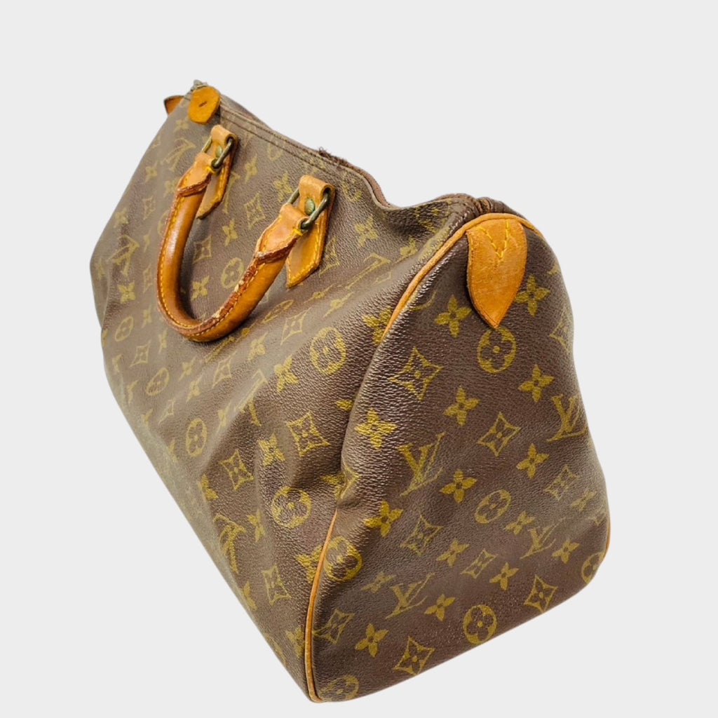 LOUIS VUITTO Monogram Speedy 35 Handbag SA 831 Vintage Tasche