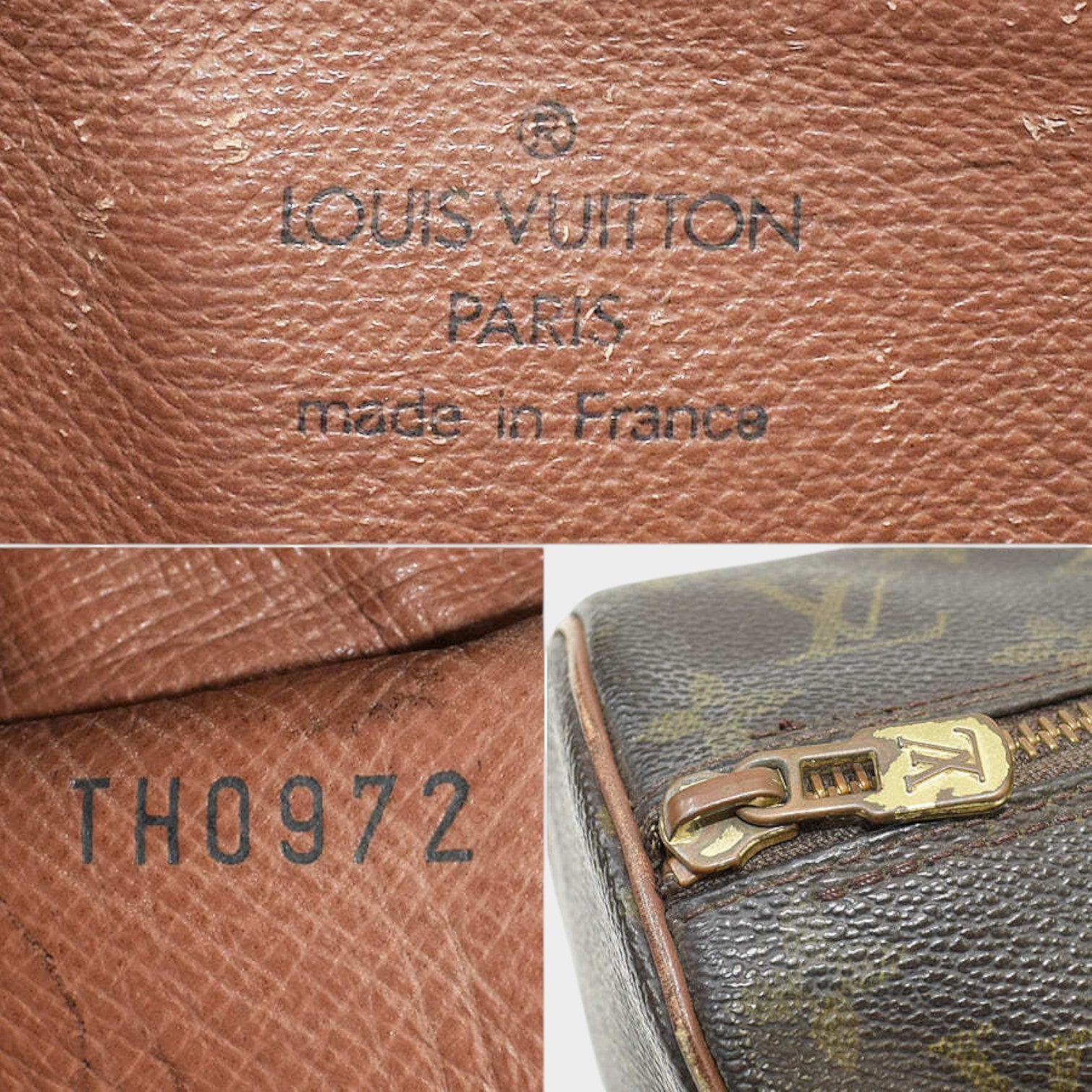 Louis Vuitton Handbag Papillon 30 M51385 Monogram Canvas Leather Brown