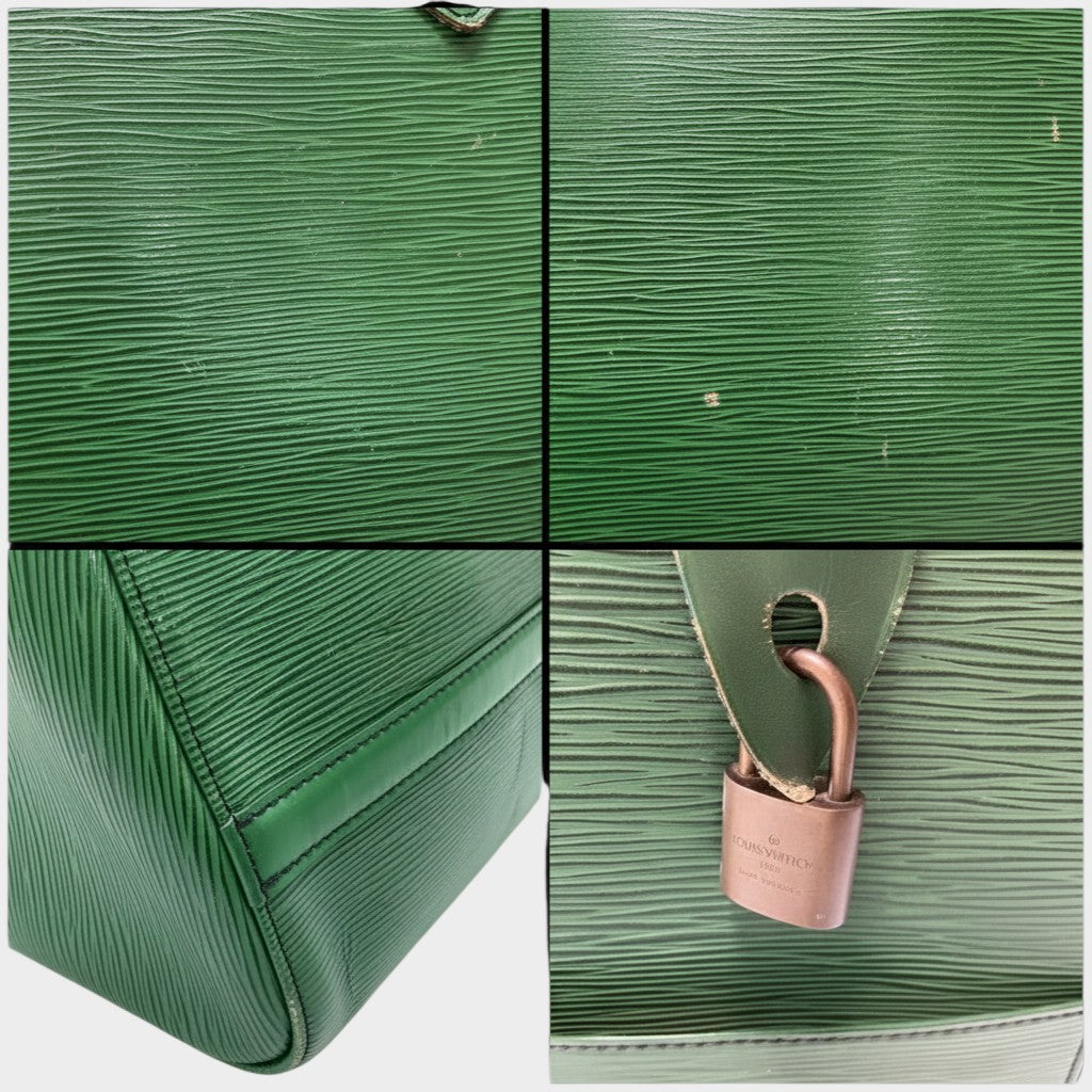 LOUIS VUITTON Epi Speedy 25 Borneo Green Handbag
