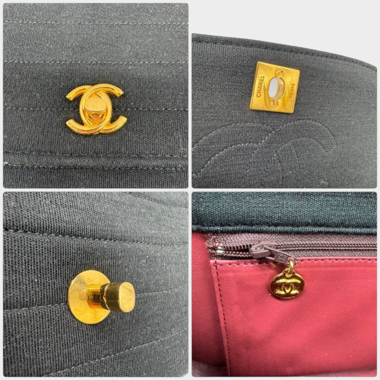 [Excellent Condition] CHANEL Mademoiselle Coco Mark Turnlock Chain Shoulder Bag