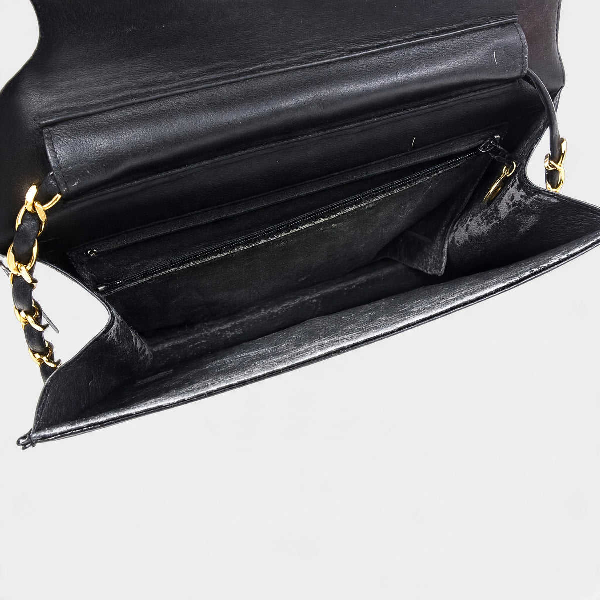 Chanel Coco Mark Leather Gold Hardware One Shoulder Bag Tasche