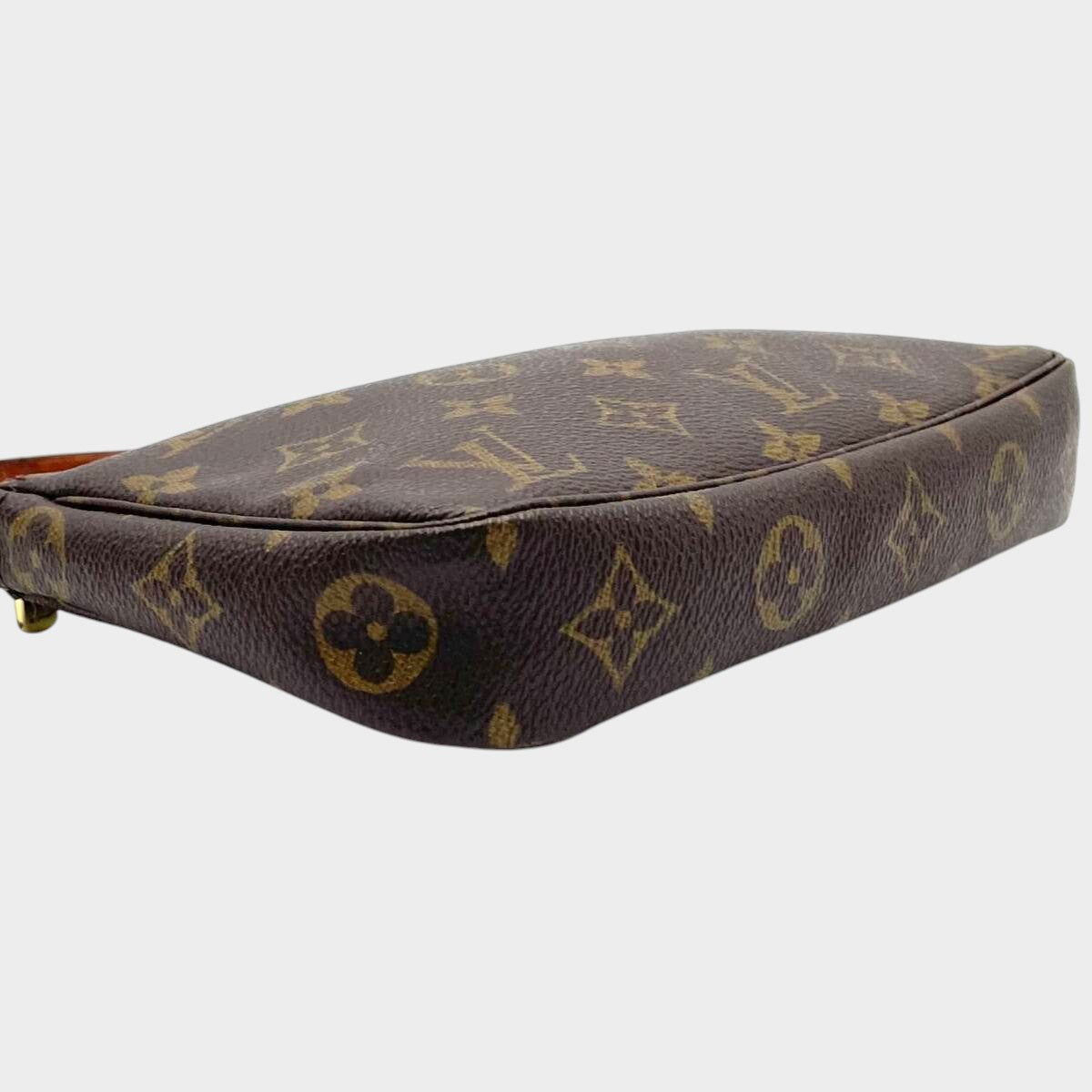 Excellent Condition LOUIS VUITTON Monogram Pochette Accessoires Accessory Pouch Handbag M51980 VI0031