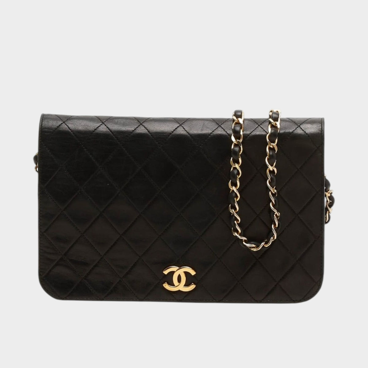 CHANEL Matelassé Chain Shoulder Bag, Push Lock, Tasche