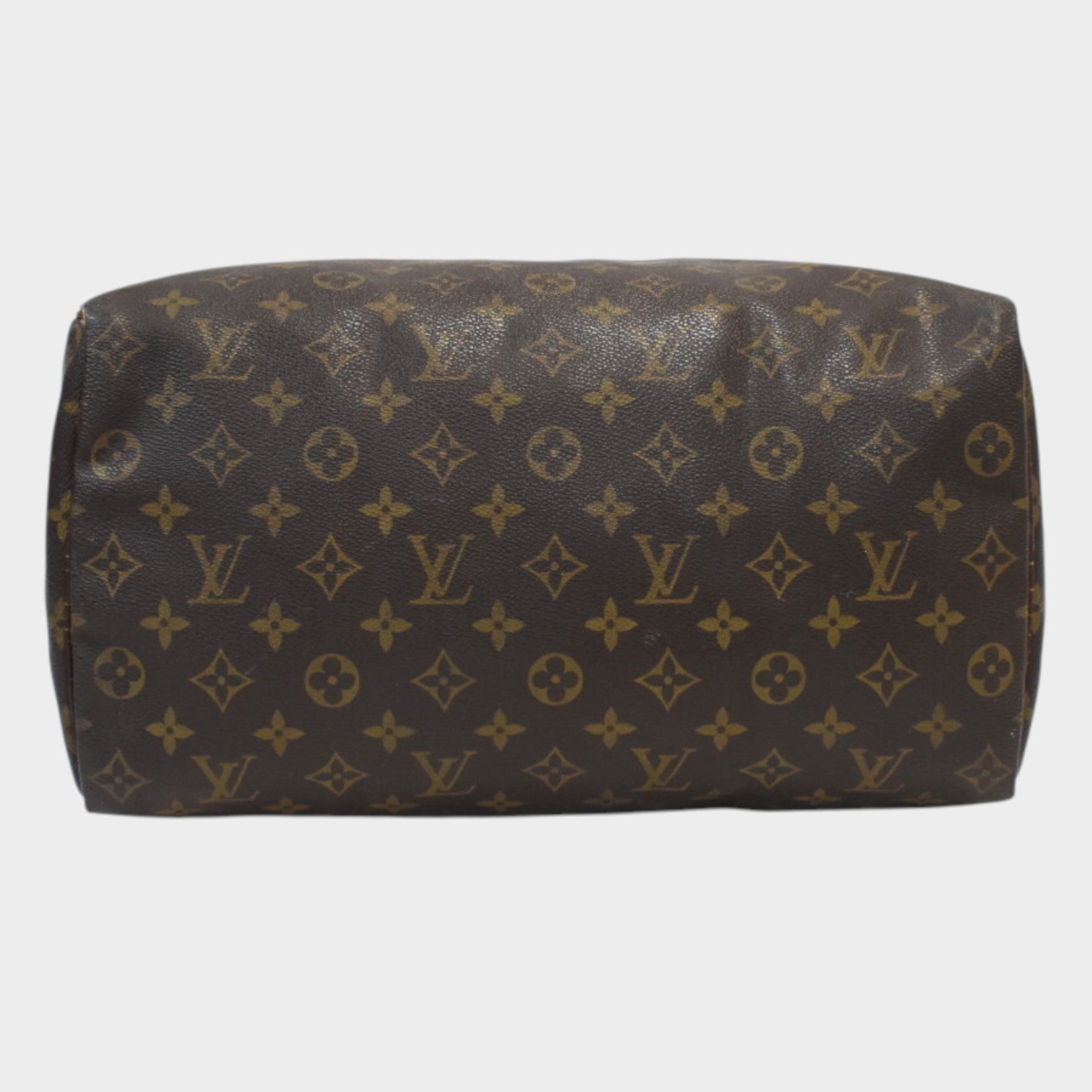 Louis Vuitton Speedy 35 Handbag M41524 Monogram Canvas Leather Brown