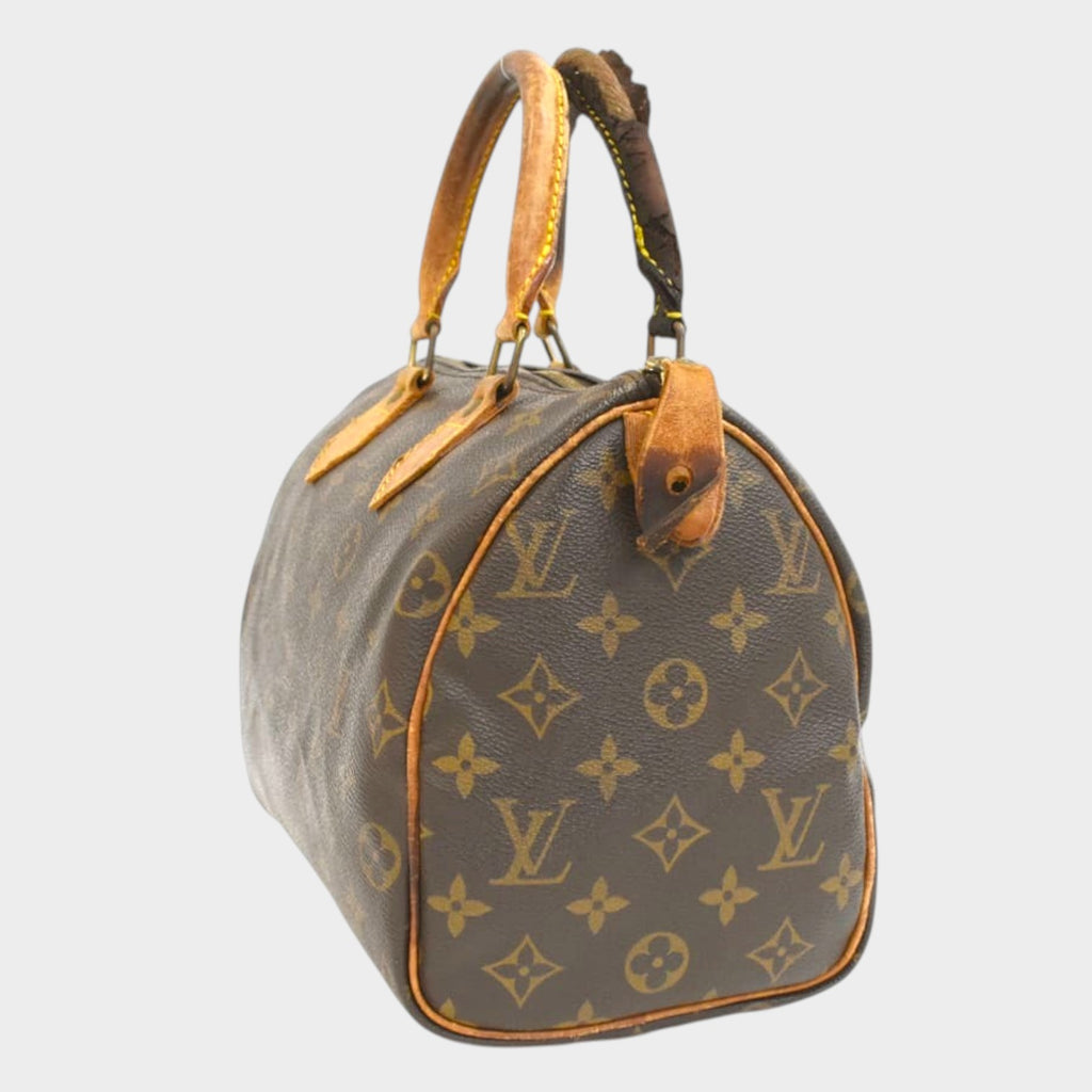 Louis Vuitton Handbag Mini Boston Speedy 25 M41528 Monogram Canvas Brown