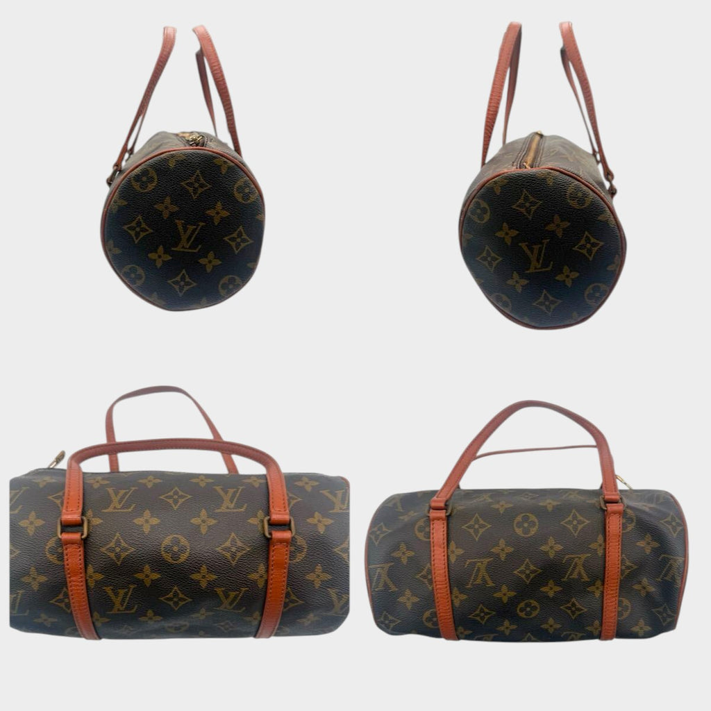 Louis Vuitton Papillon 26 Monogram Handbag, Vintage, Made in France