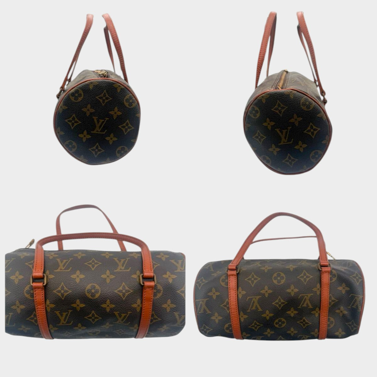 Louis Vuitton Papillon 26 Monogram Handbag, Vintage, Made in France