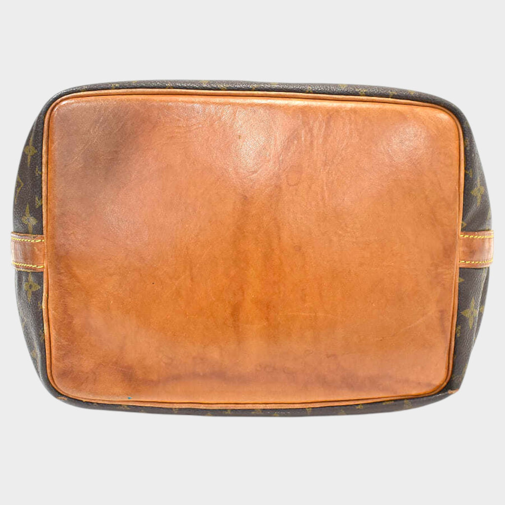 Louis Vuitton Shoulder Bag Petit Noe M42226 Monogram Canvas Leather Brown