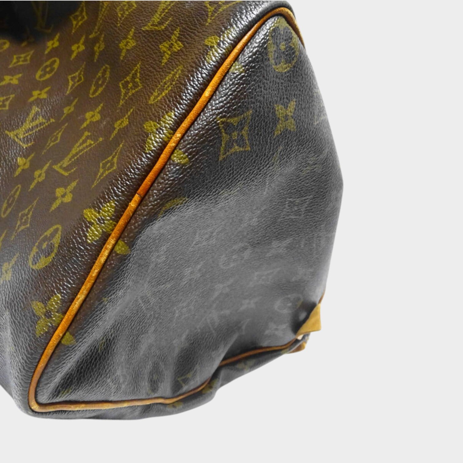 Authenticated Louis Vuitton Monogram Handbag Louis Vuitton Approx Speedy 35