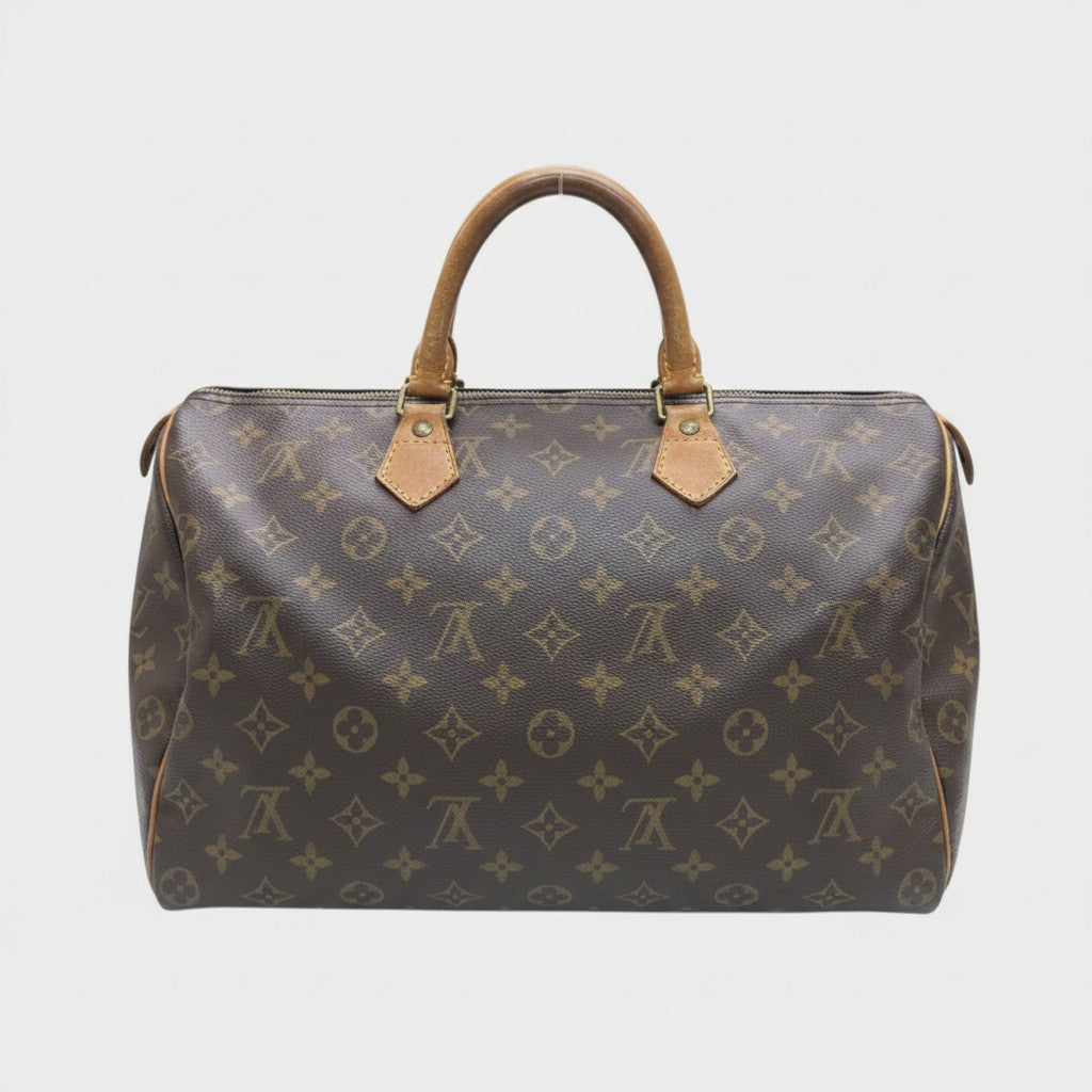 LOUIS VUITTON Monogram Speedy 35 Boston Bag Handbag Tasche