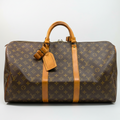 Louis Vuitton Keepall 50 M41426 Monogram Brown Boston Bag Travel Bag