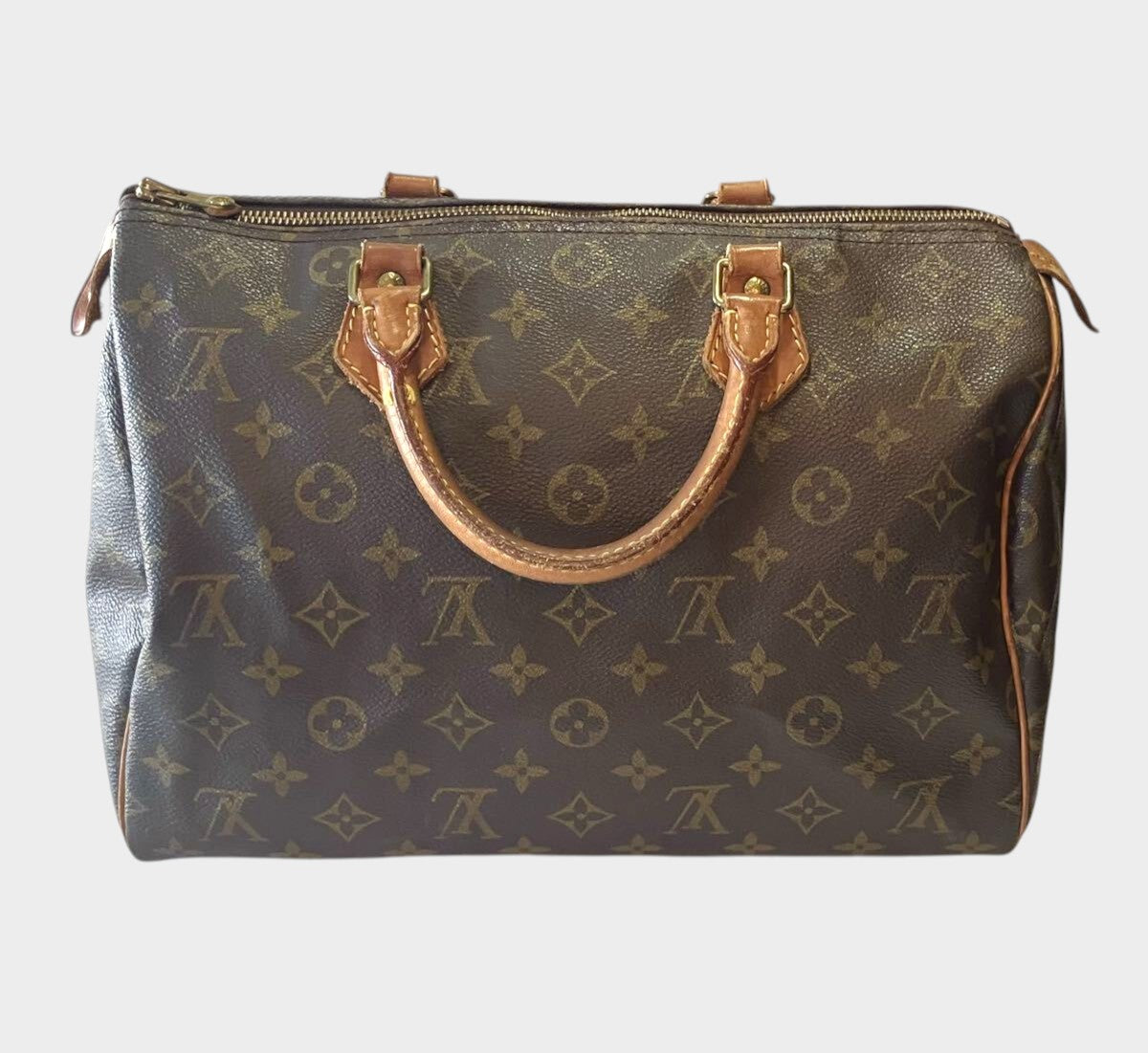 LOUIS VUITTON Monogram Speedy 30 Mini Boston Handbag M41526 VI0972