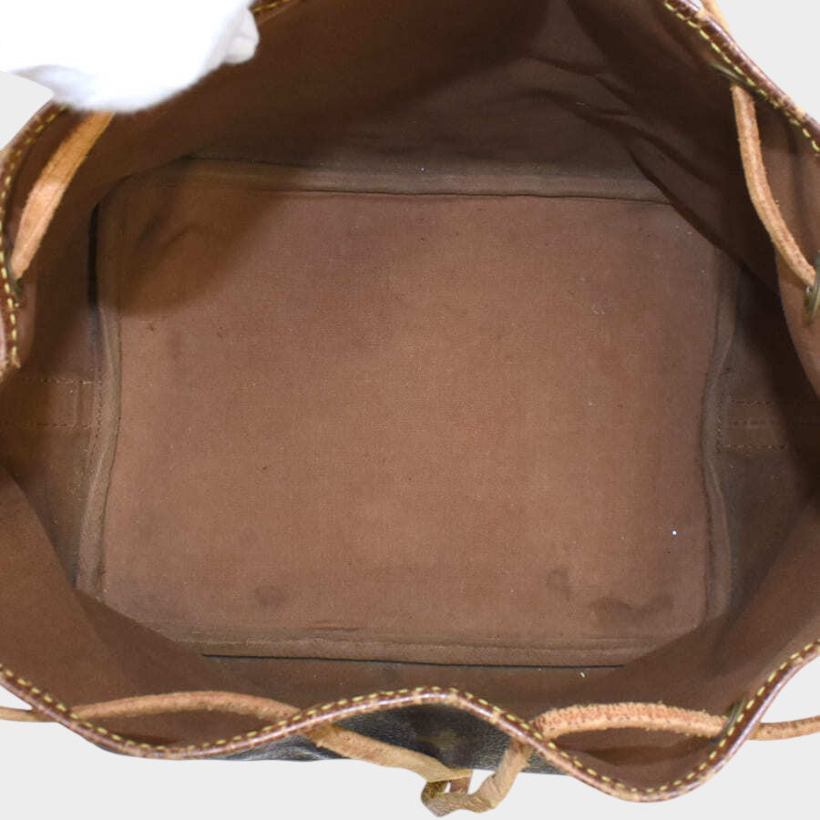 Louis Vuitton Shoulder Bag Petit Noe M42226 Monogram Canvas Leather Brown