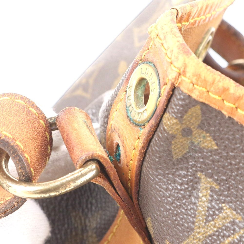 Louis Vuitton Monogram Petit Noe M42226 Leather Shoulder Bag, Handbag, Women's