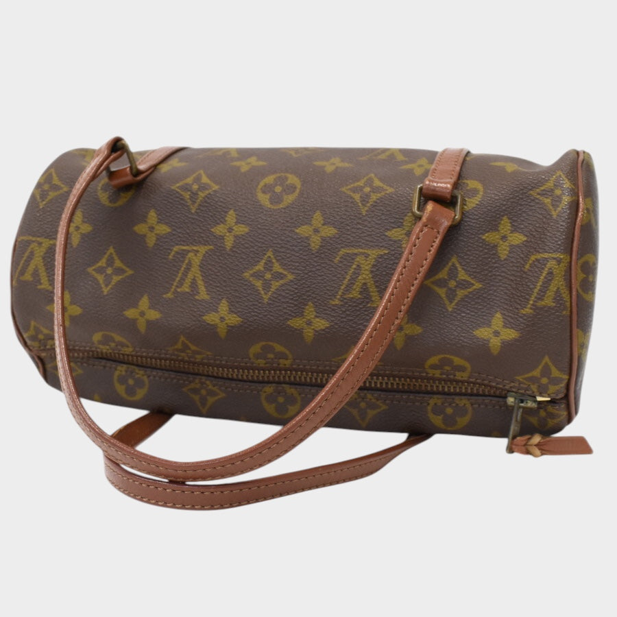 Excellent Condition LOUIS VUITTON Papillon 26 Handbag M51386 Monogram Brown