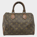 Louis Vuitton Monogram Speedy 25 M41528 MI0912 with padlock