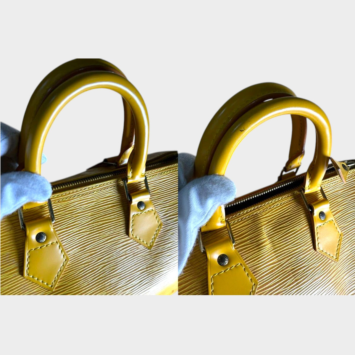 LOUIS VUITTON Epi Speedy 25 Tassili Yellow Handbag Vintage Tasche