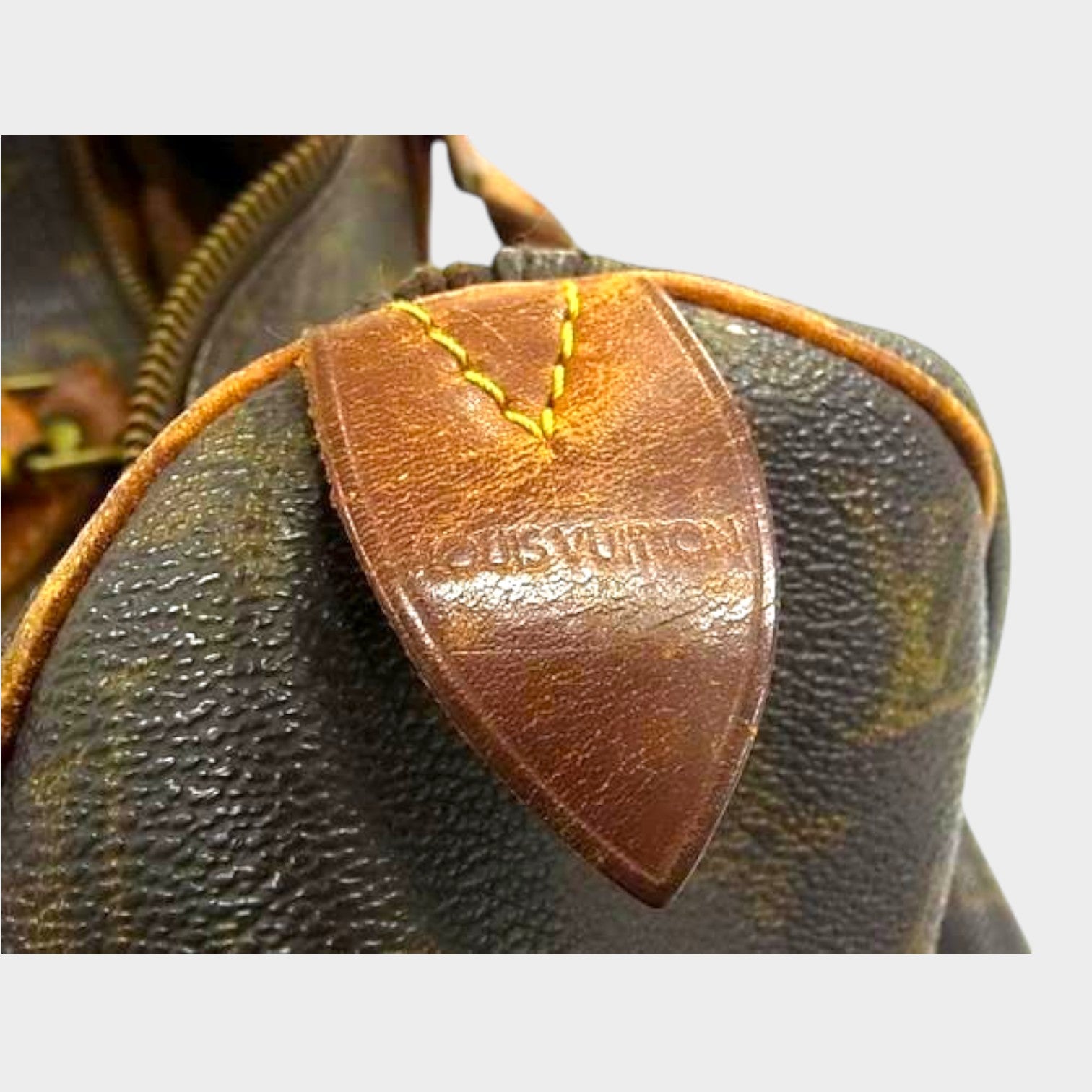 LOUIS VUITTON M41526 Monogram Speedy 30 Handbag Tote Bag Mini Boston Bag Brown