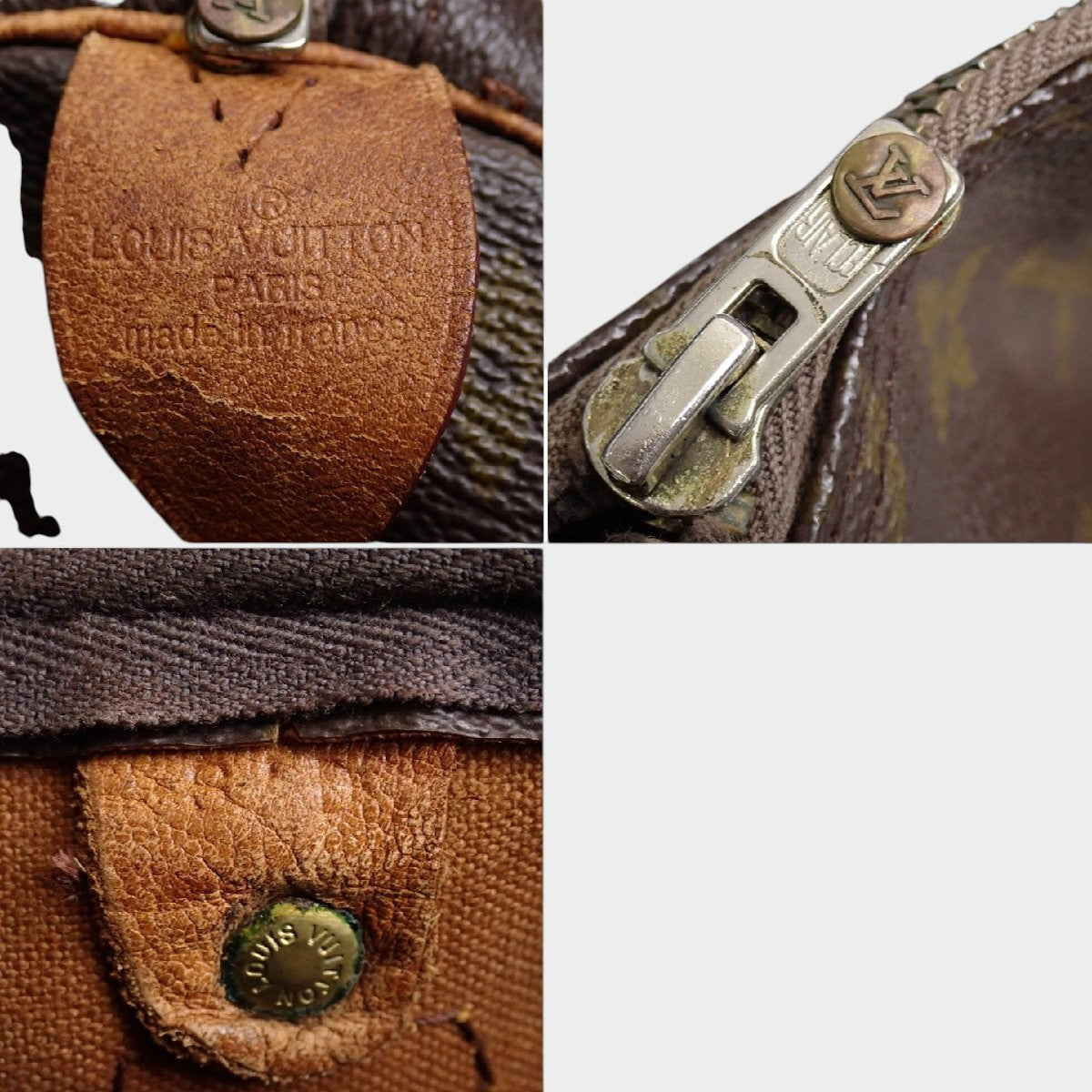 Louis Vuitton Monogram Speedy 35 Boston Bag M41524/Leather/Tasche