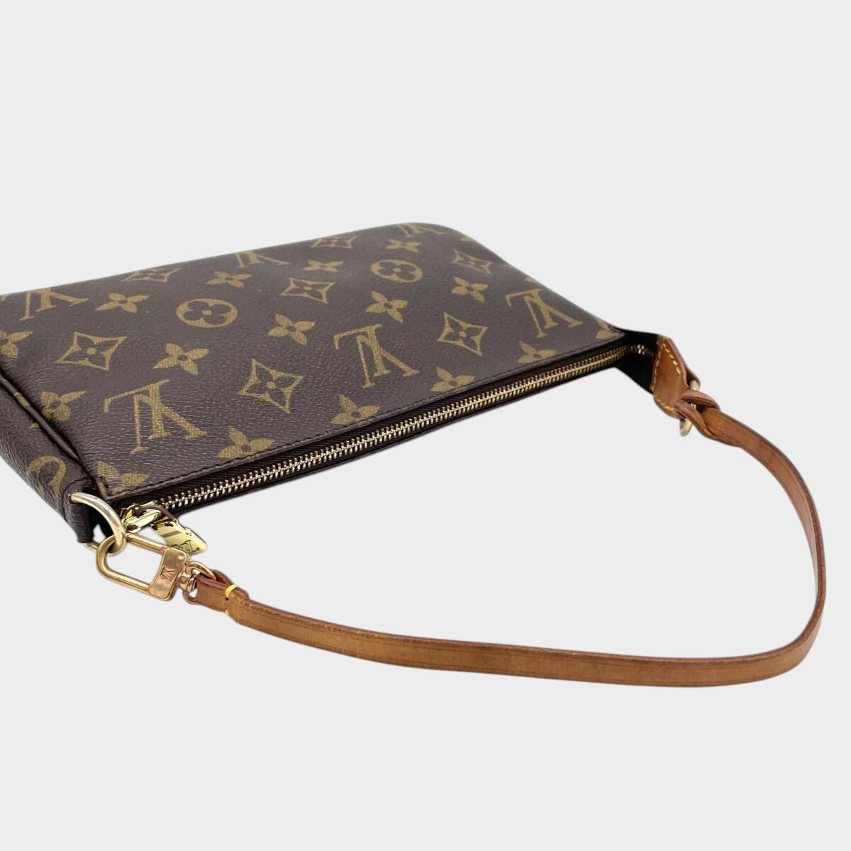 Excellent Condition LOUIS VUITTON Monogram Pochette Accessoires Accessory Pouch Handbag M51980 SL0041