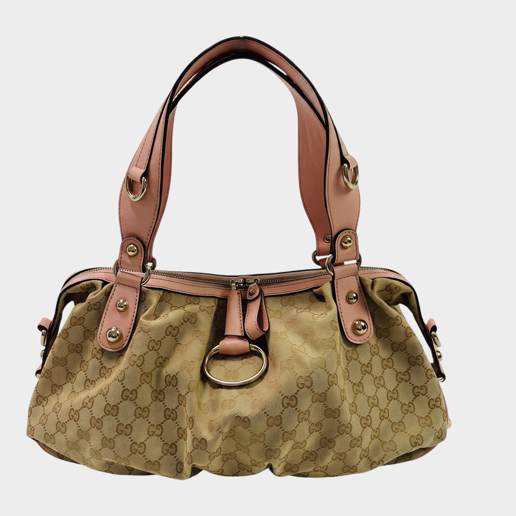 [Excellent Condition] GUCCI Sukey GG Handbag Shoulder Tasche