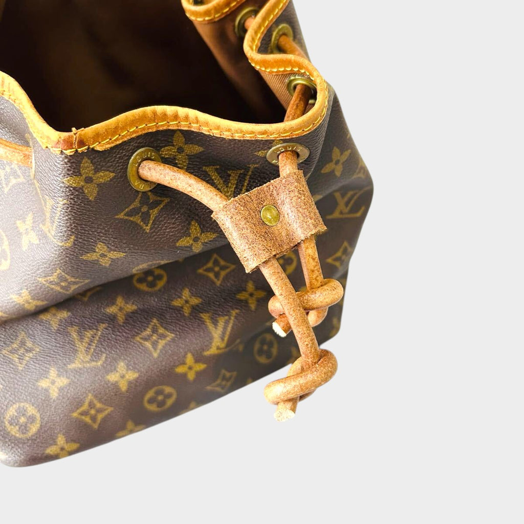 Louis Vuitton Shoulder Bag Petit Noé Drawstring Bag M42226 Monogram Brown Authentic Genuine Product