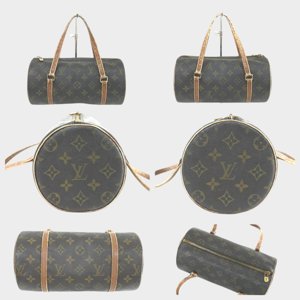Louis Vuitton Monogram Papillon 26 Handbag M51366 Cylindrical