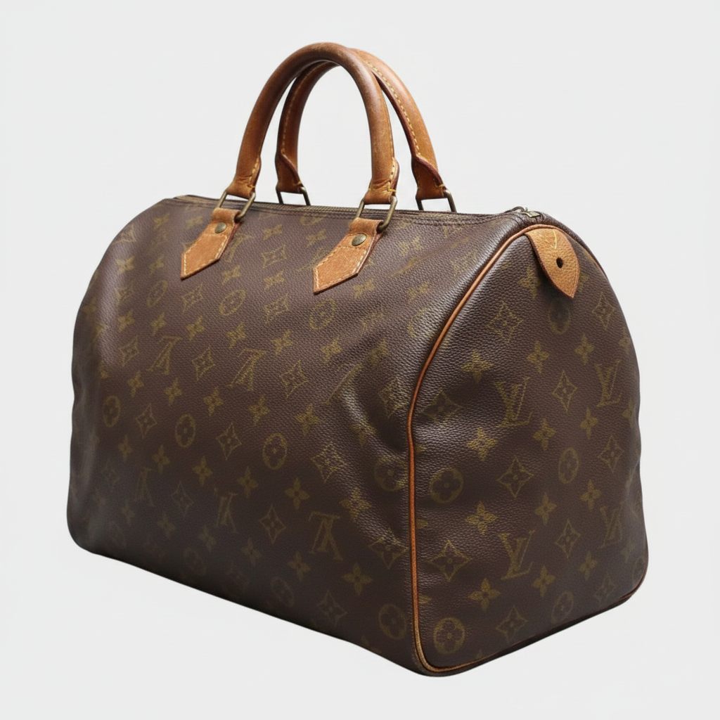 Louis Vuitton Monogram Speedy 35 Boston Bag M41524/Leather/Tasche