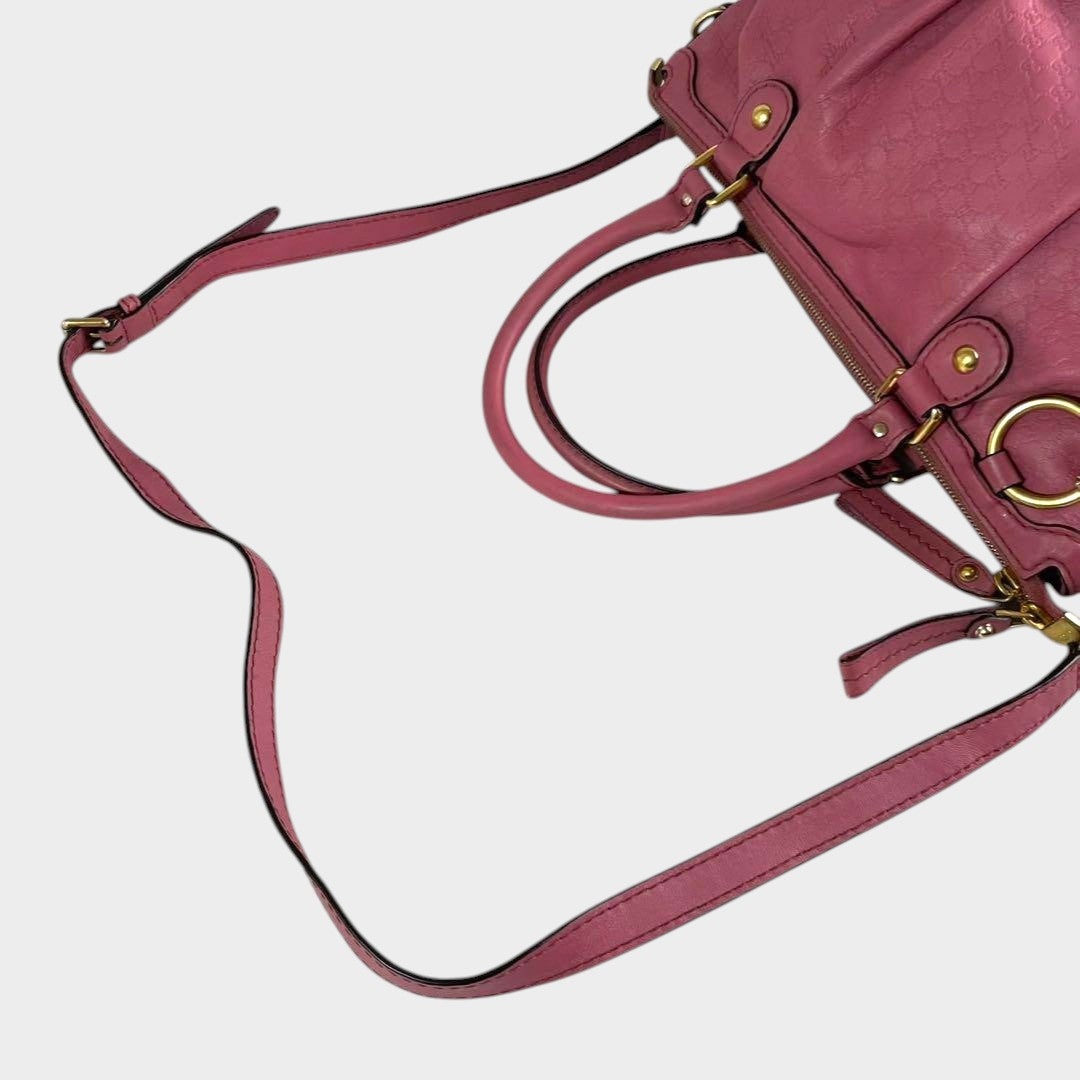Excellent condition GUCCI Sukey Microssima pink tote Tasche